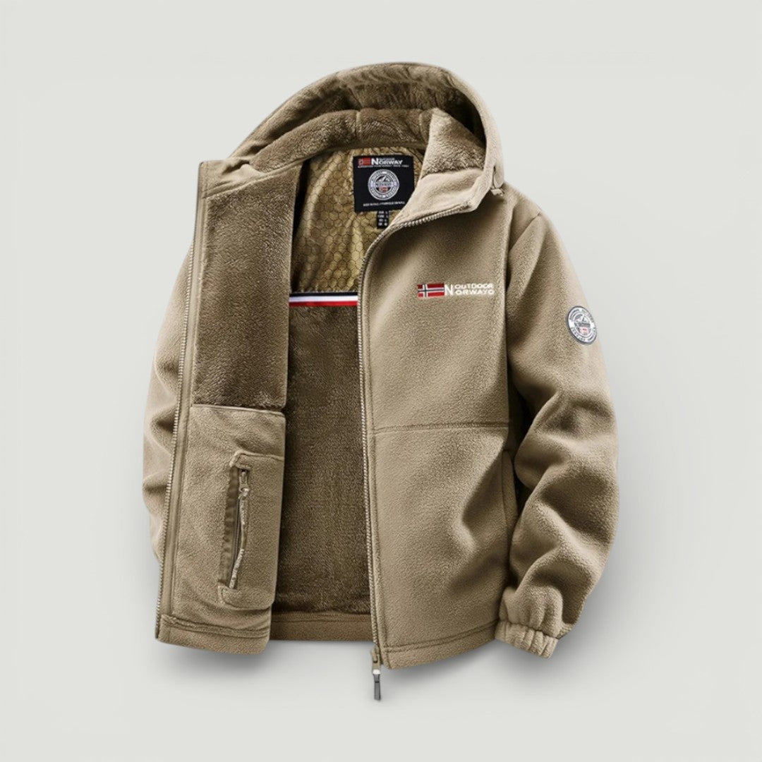 HARDY 裏地フリース・ジップ・ジャケット