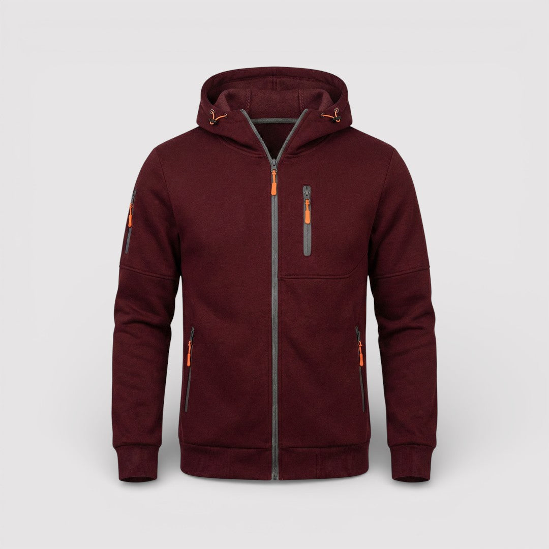 KAEL 通気性ジップパーカー