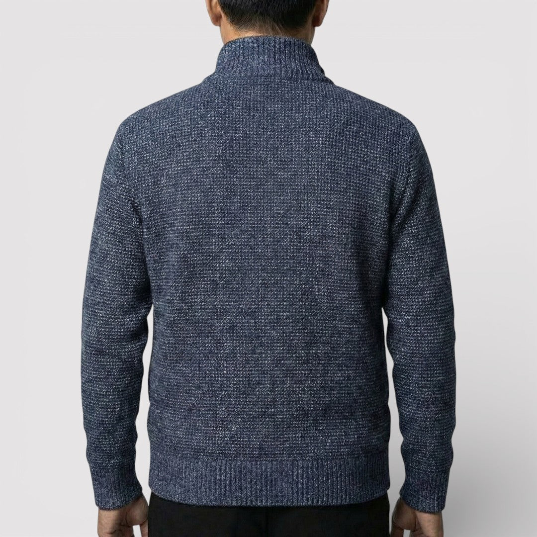 ERIK パネル中わたニット・ジャケット