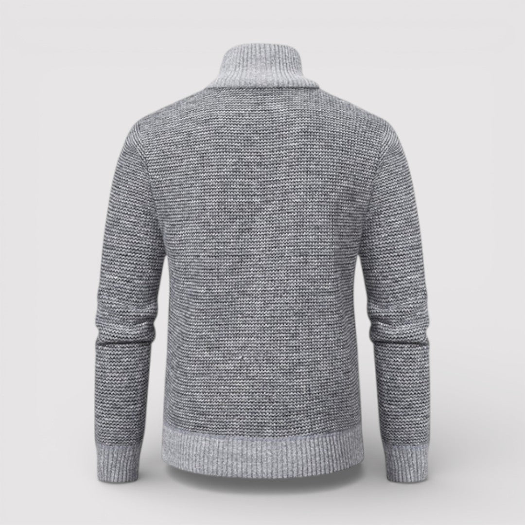 ERIK パネル中わたニット・ジャケット