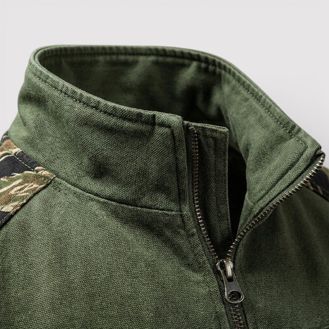 MARCEL ライトウェイト・カモ・ジップ・パーカー