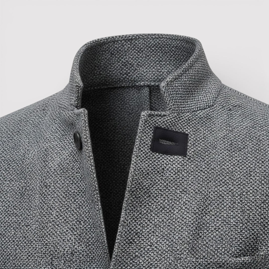 HEIKO ストレッチ・スタンドカラー・ブレザー