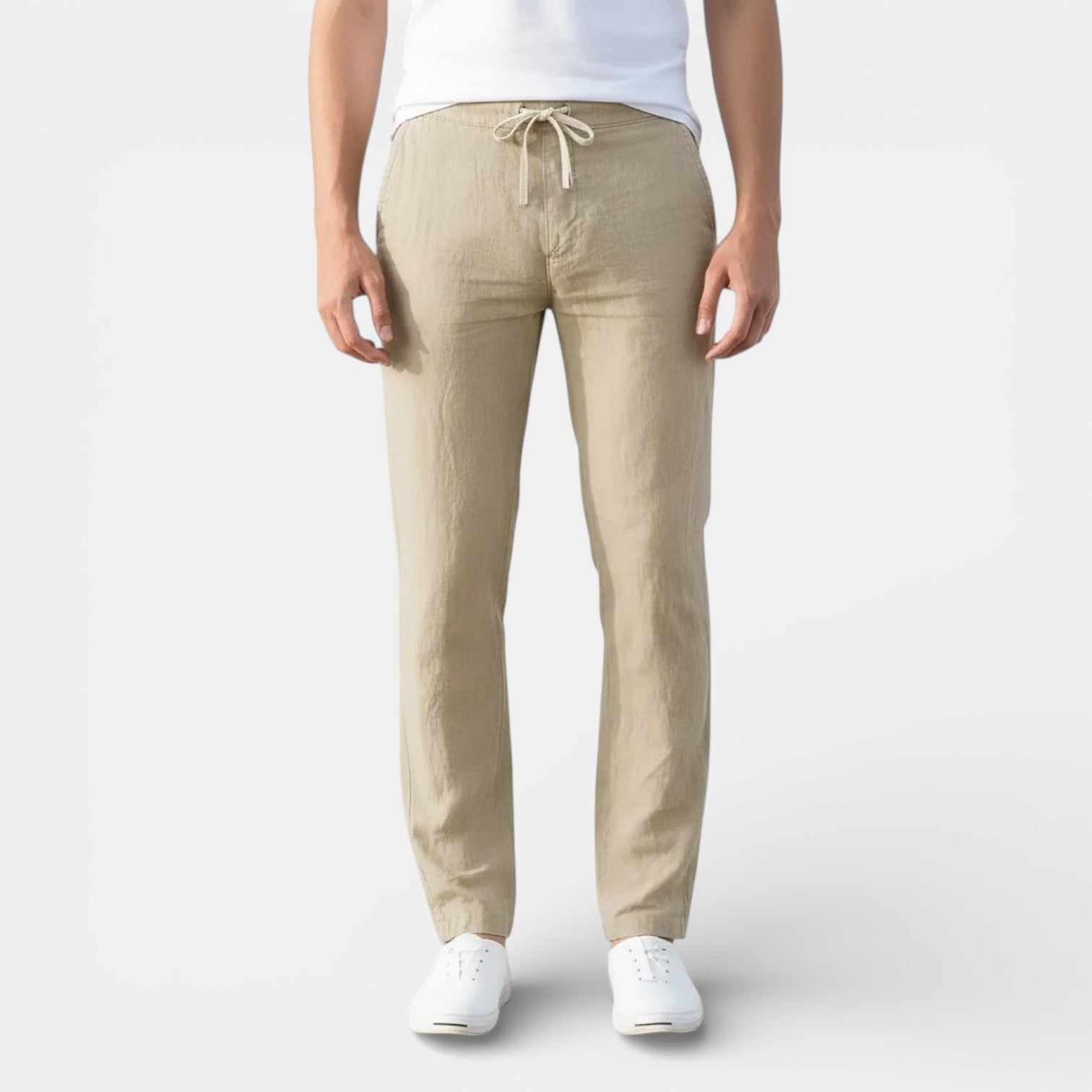 ARON 通気性テーパードパンツ