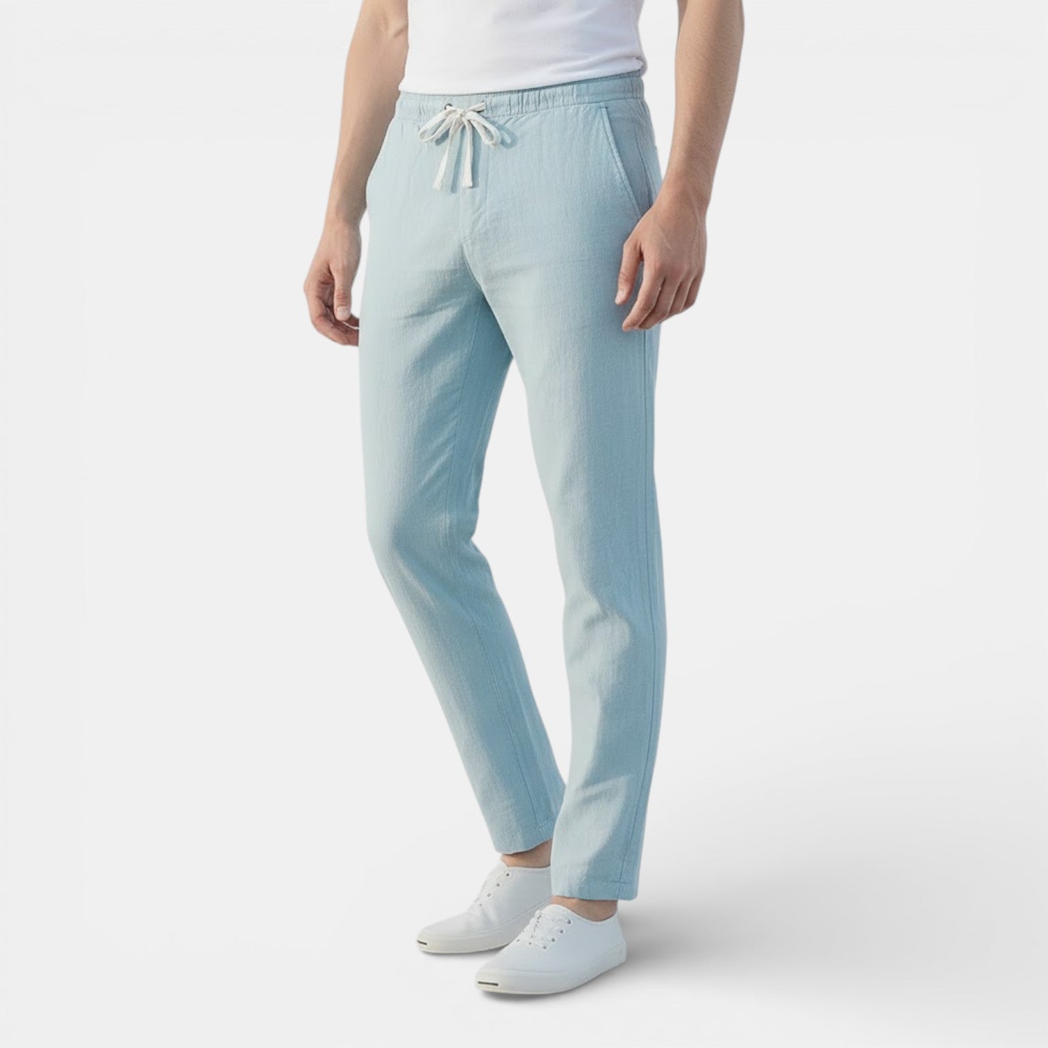 ARON 通気性テーパードパンツ