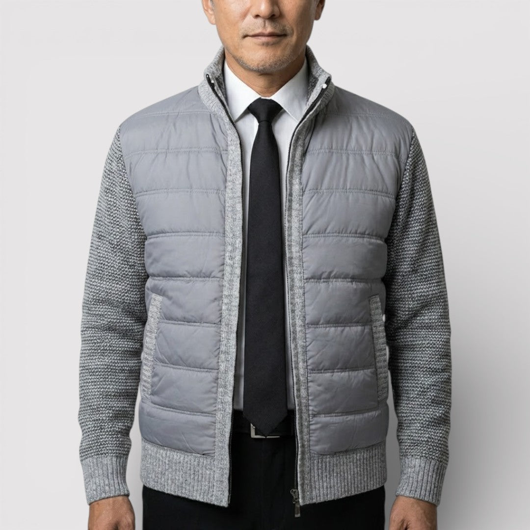 ERIK パネル中わたニット・ジャケット