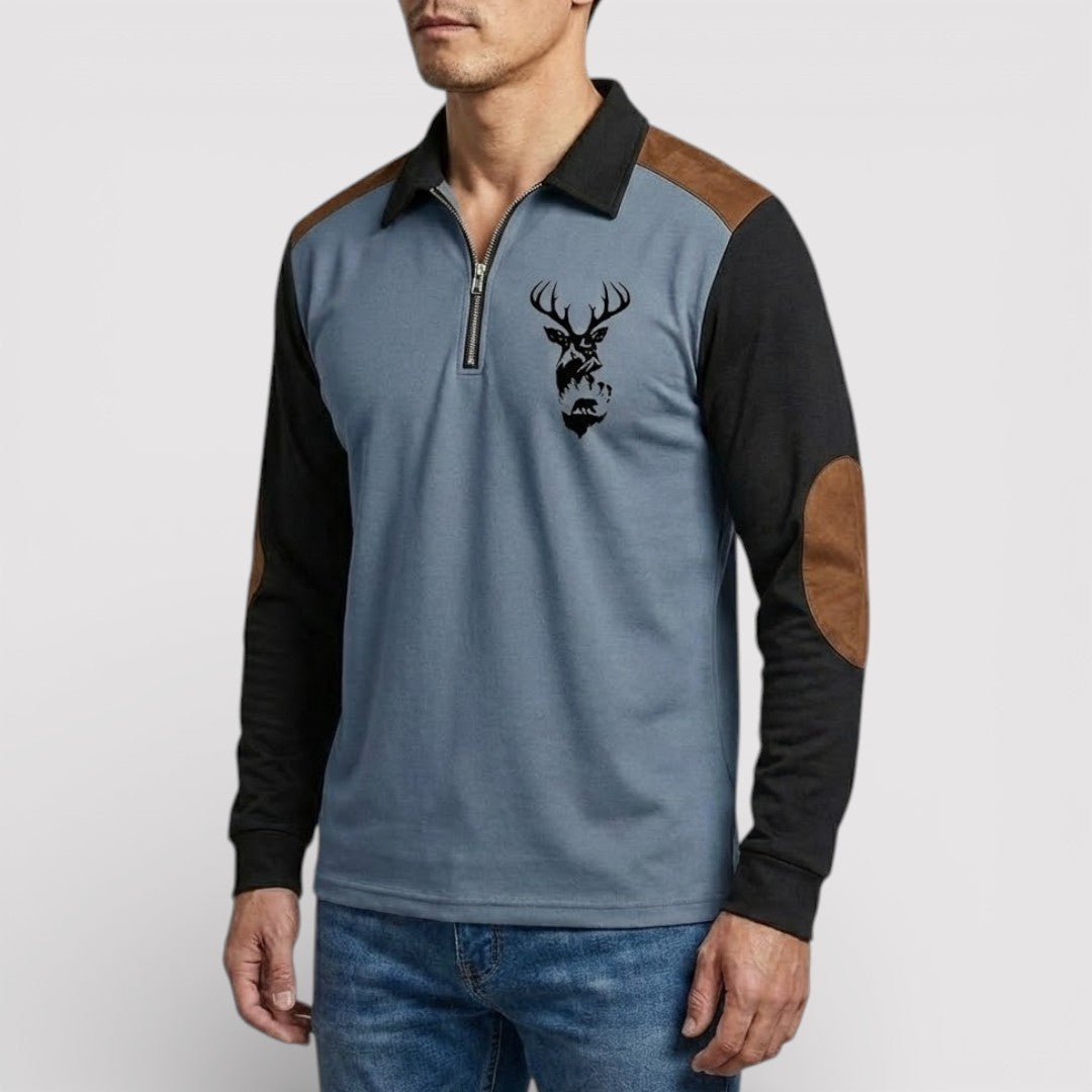 NIEL 軽量ハーフジップ・セーター