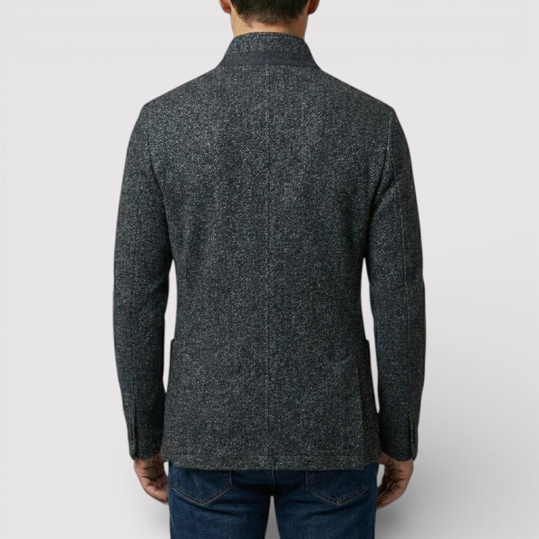 HEIKO ストレッチ・スタンドカラー・ブレザー