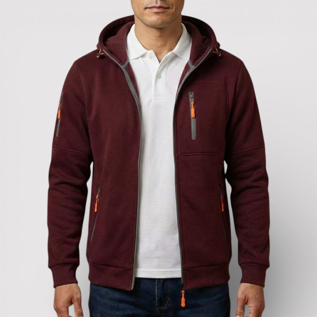 KAEL 通気性ジップパーカー