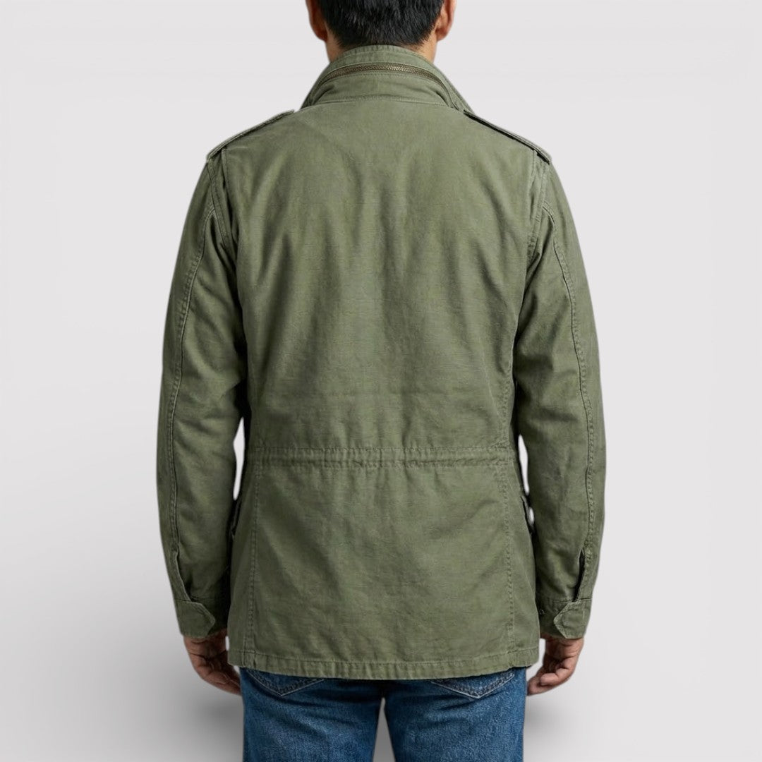 ARNEO 通気性フィールドミリタリージャケット