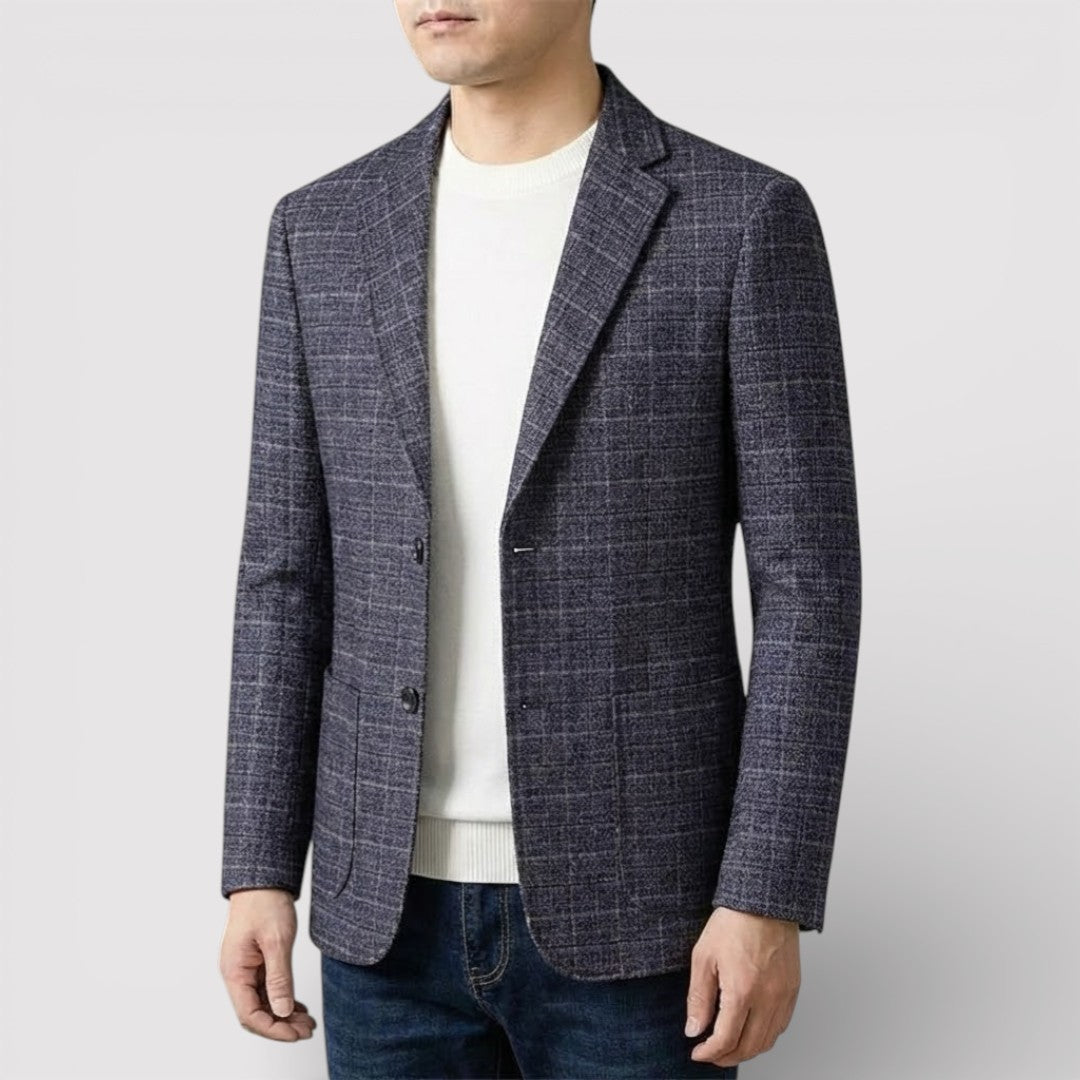 NICK プレミアム・チェック・ブレザー