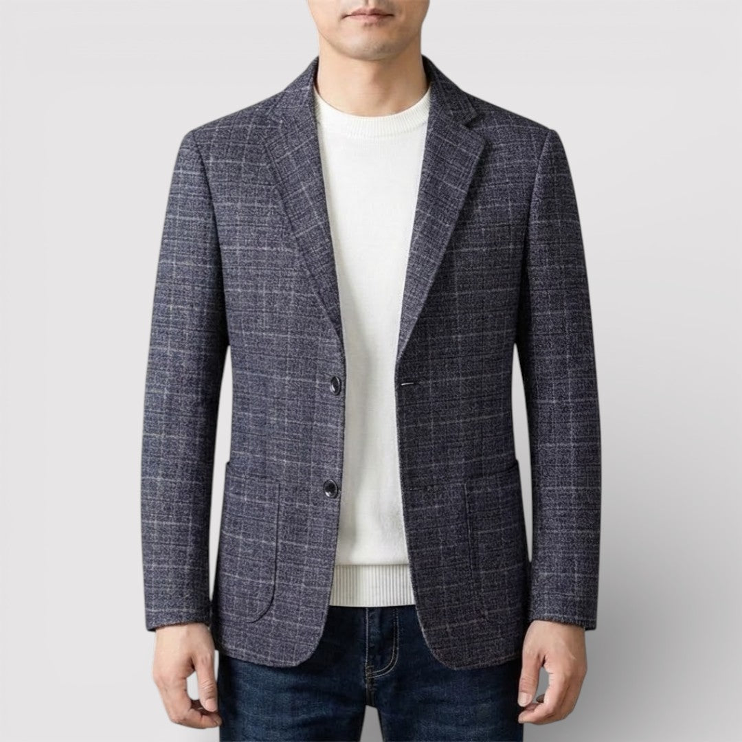 NICK プレミアム・チェック・ブレザー