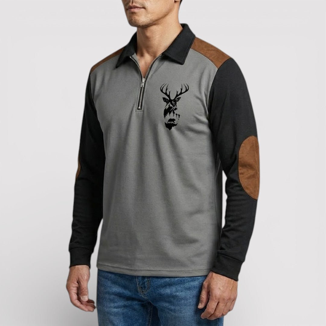 NIEL 軽量ハーフジップ・セーター