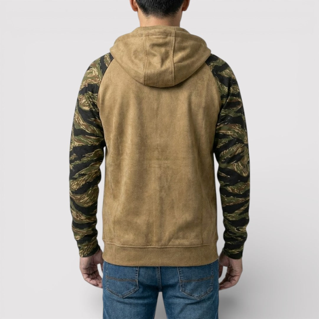 MARCEL ライトウェイト・カモ・ジップ・パーカー