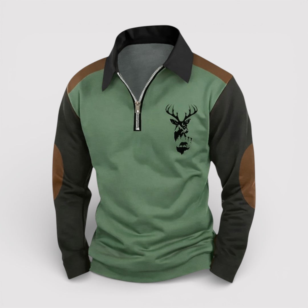 NIEL 軽量ハーフジップ・セーター