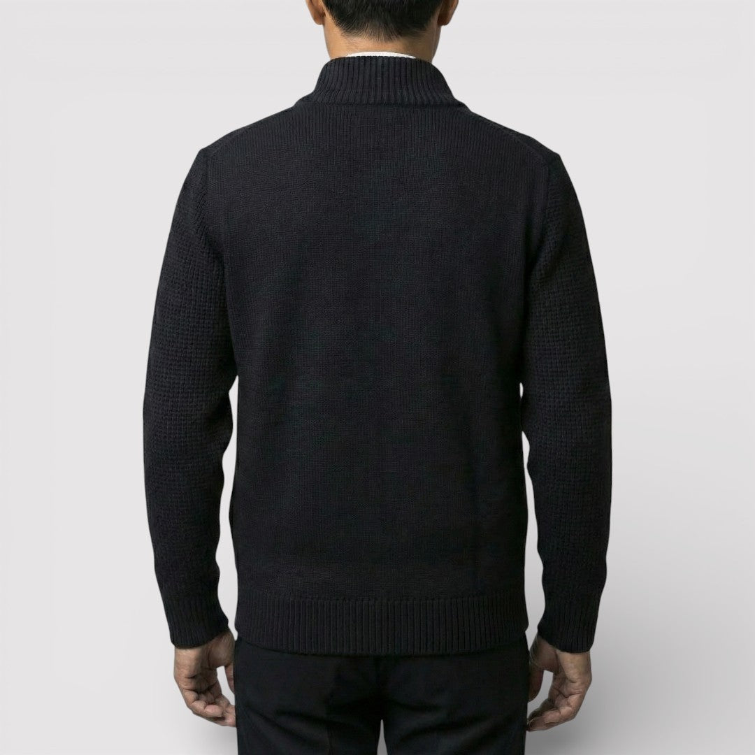 ERIK パネル中わたニット・ジャケット