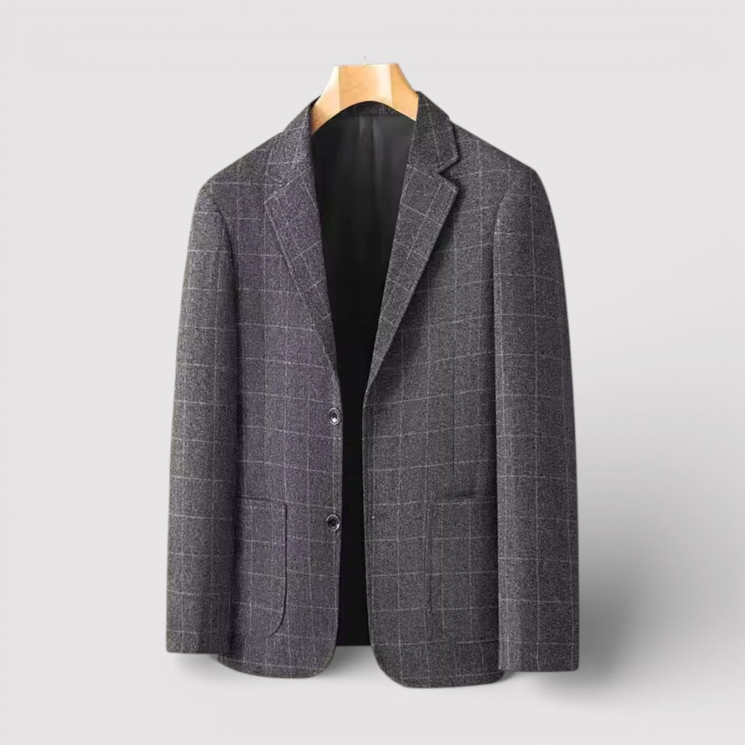 NICK プレミアム・チェック・ブレザー