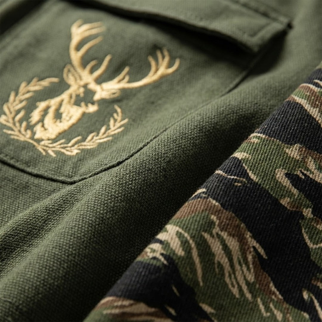 MARCEL ライトウェイト・カモ・ジップ・パーカー