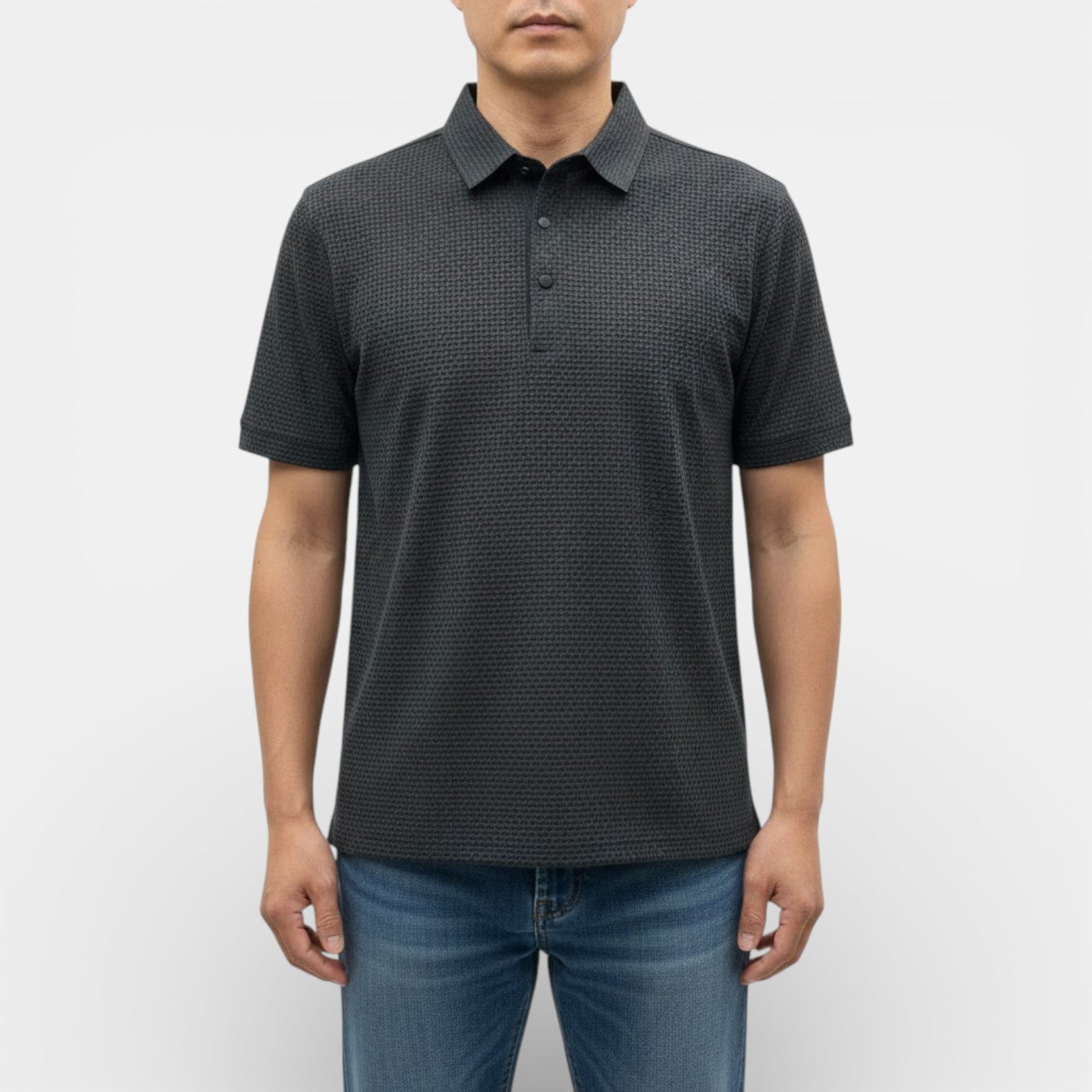 KENT 通気性ワッフル・ポロ