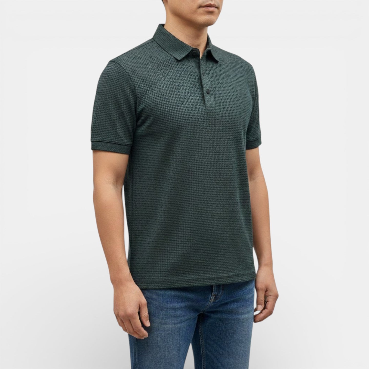 KENT 通気性ワッフル・ポロ