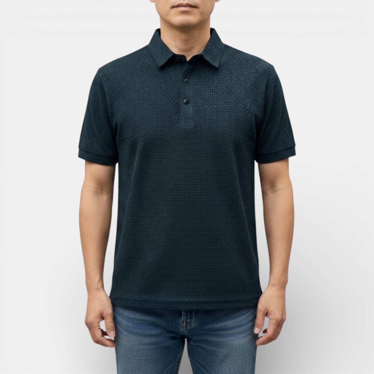 KENT 通気性ワッフル・ポロ