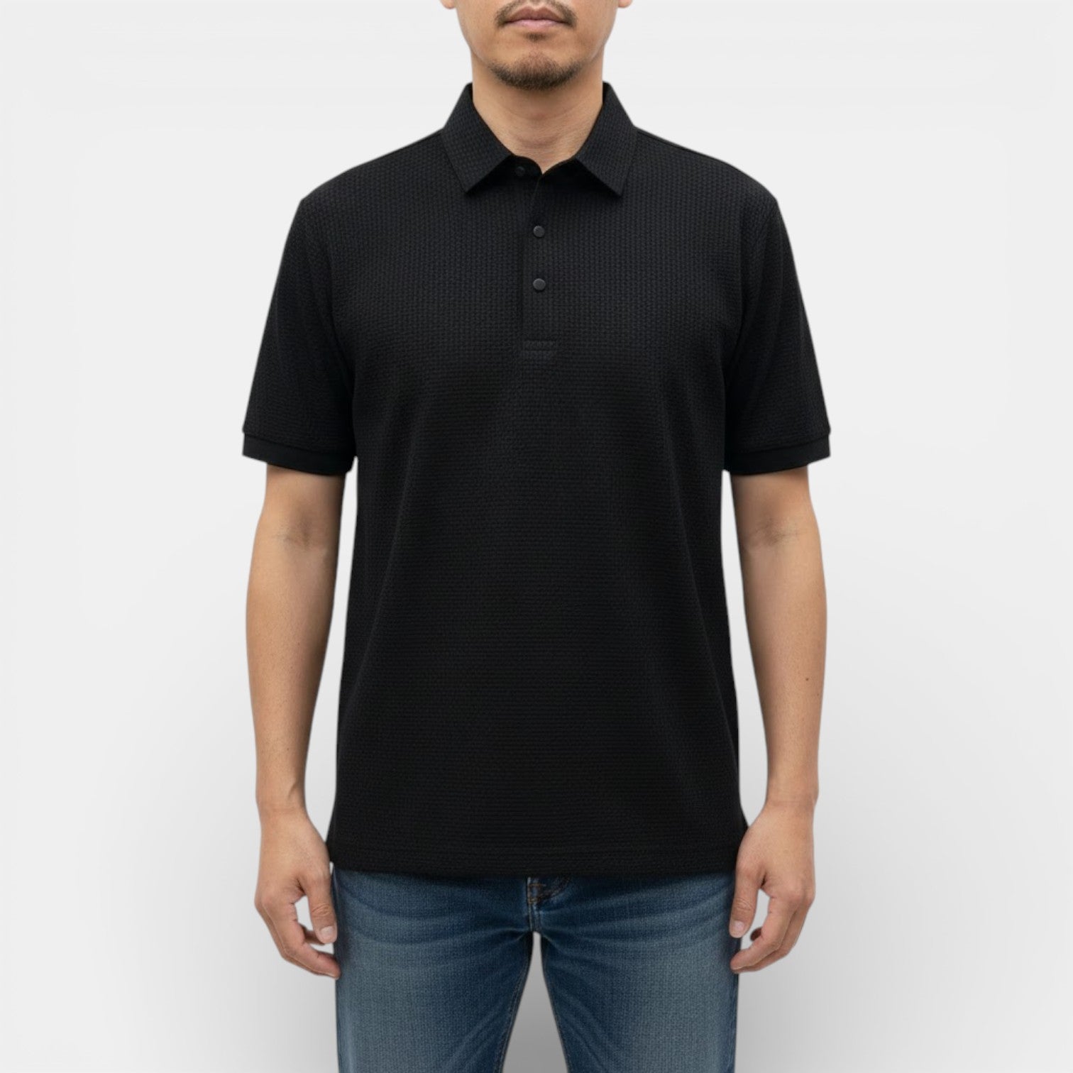 KENT 通気性ワッフル・ポロ