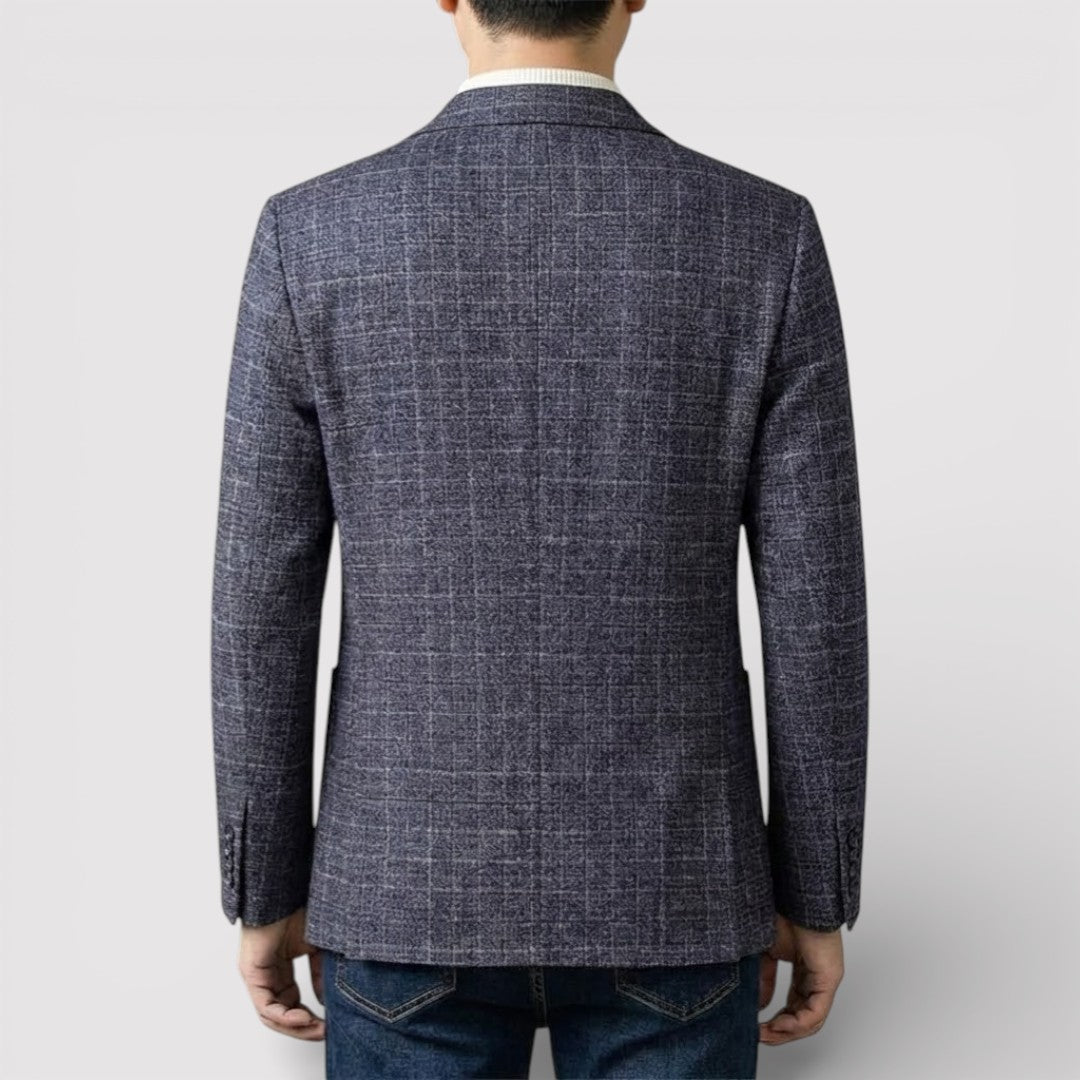NICK プレミアム・チェック・ブレザー