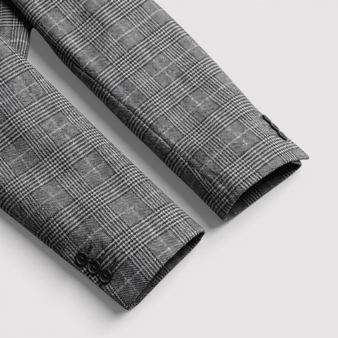 NICK プレミアム・チェック・ブレザー