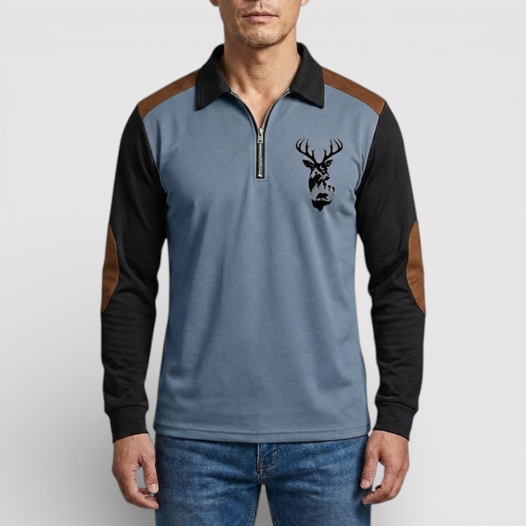 NIEL 軽量ハーフジップ・セーター