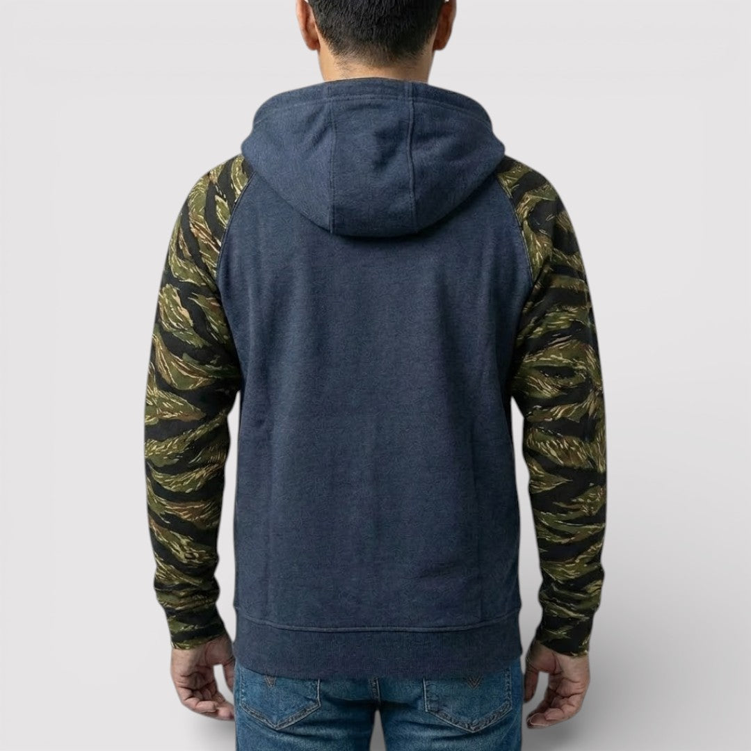 MARCEL ライトウェイト・カモ・ジップ・パーカー