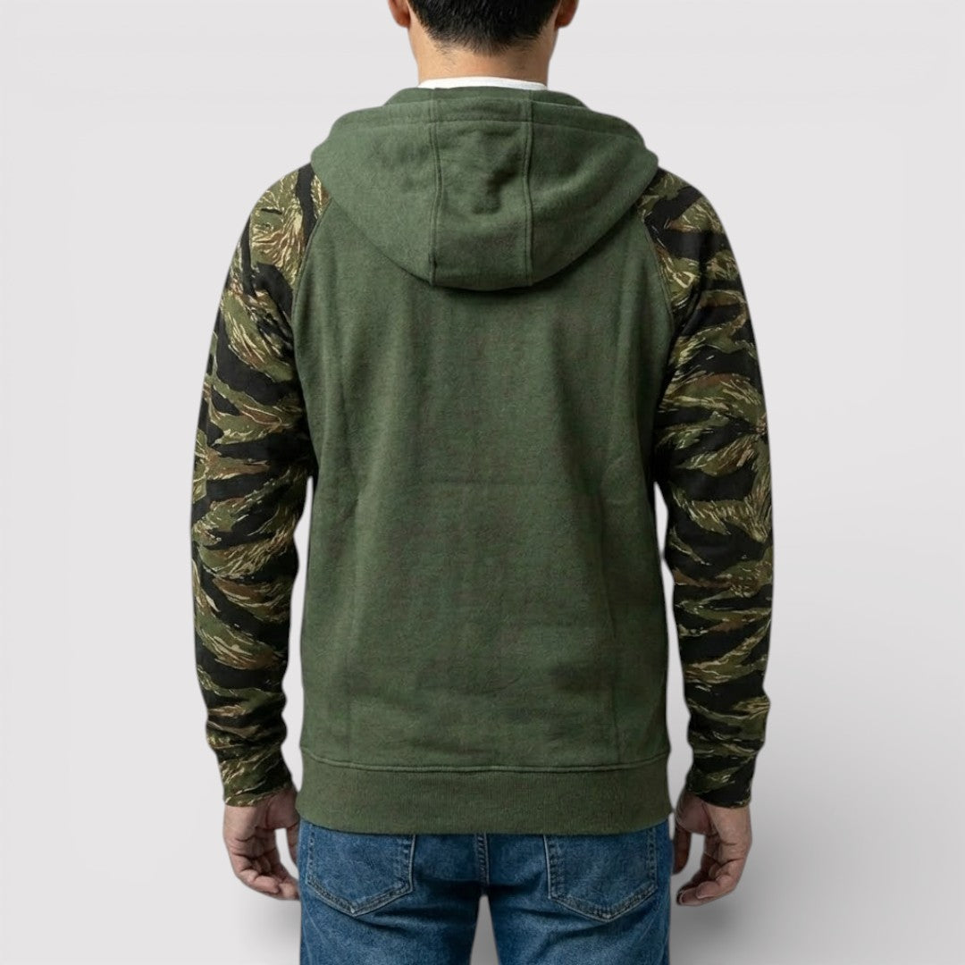MARCEL ライトウェイト・カモ・ジップ・パーカー