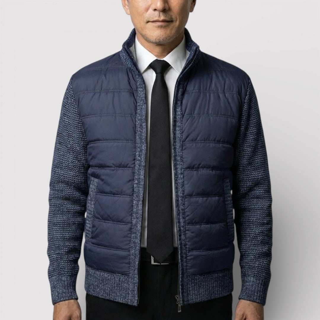 ERIK パネル中わたニット・ジャケット