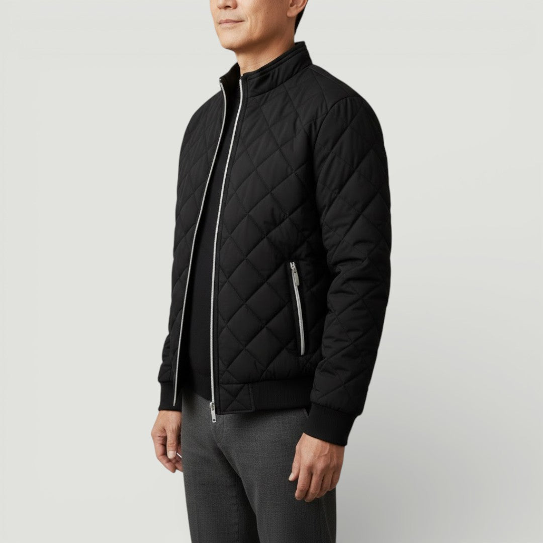 BERT キルティング・ジップ・ジャケット