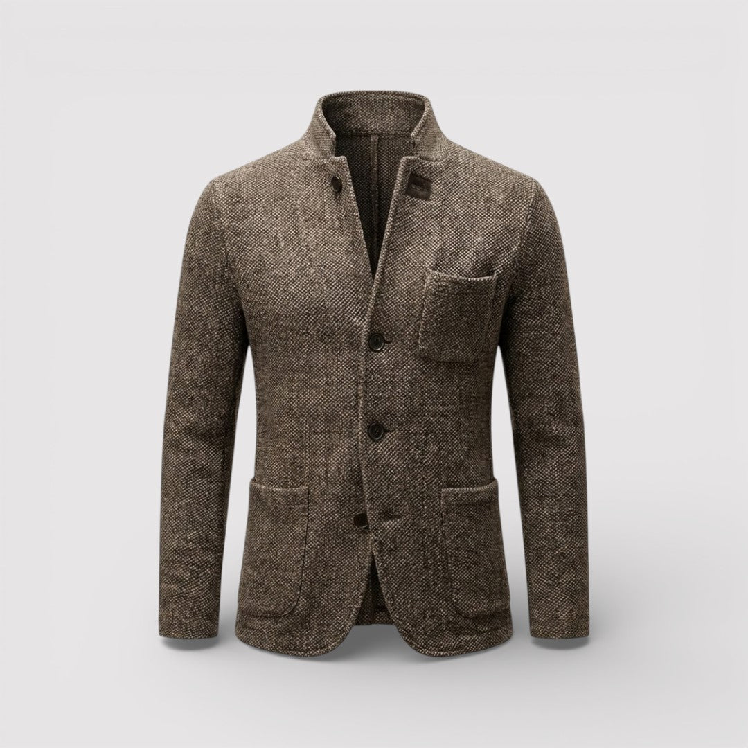 HEIKO ストレッチ・スタンドカラー・ブレザー